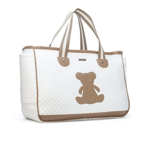 Bolsa Maternidade Dia Matelassê Branco