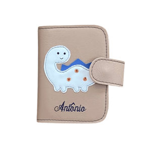 Porta Passaporte Individual Personalizado Bege Nude