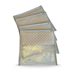 Kit Saquinhos Maternidade Matelassê Bege